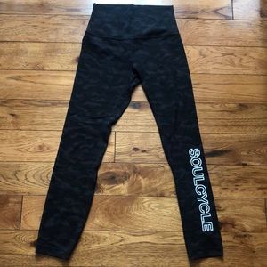 Lululemon x Soulcycle Camo Align Pant